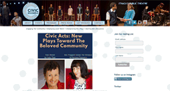Desktop Screenshot of civicensemble.org